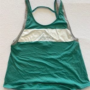 Tank top adidas Teal Tank Size Medium Vintage